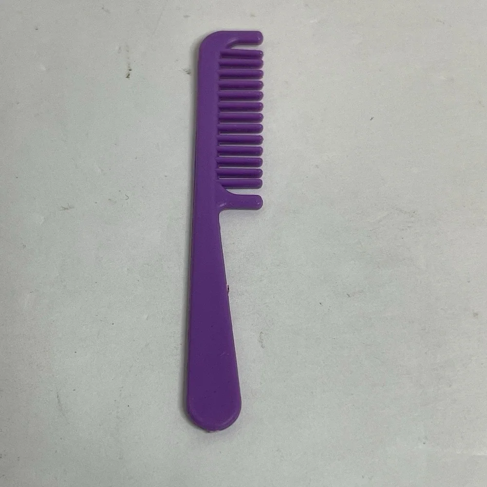 VTG Superstar Dryer Comb Barbie 80s 90s Purple Hair Dryer Handheld Doll